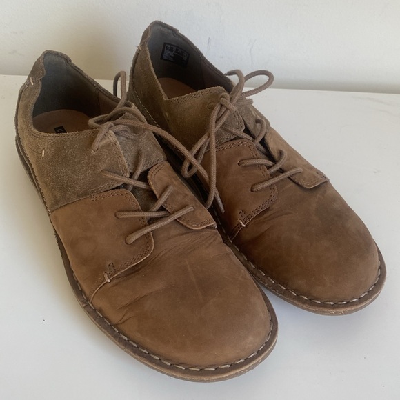Clarks Leather Lace Up Shoes Size 10M Brown Comfort Walking Tamitha Daisy Oxford - Picture 12 of 15